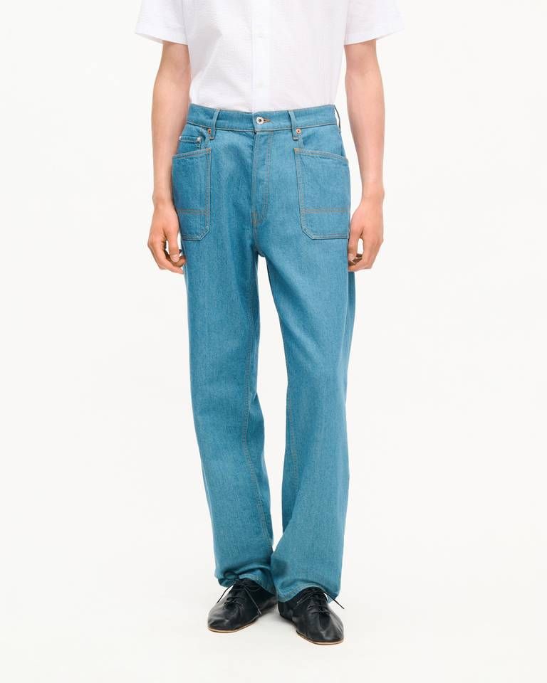 Kenzo - Quần jeans KENZO dáng cargo monkey làm từ chất liệu denim Nhật Bản