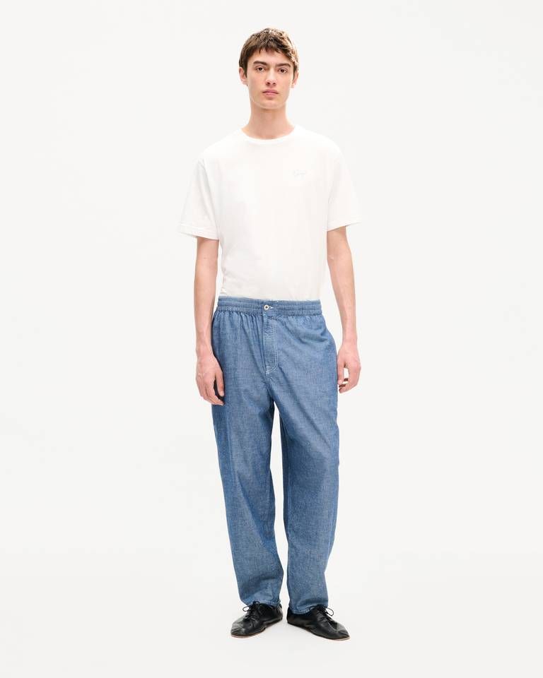 Kenzo - Quần jogger KENZO Loves vải chambray