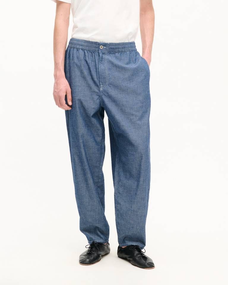 Kenzo - Quần jogger KENZO Loves vải chambray