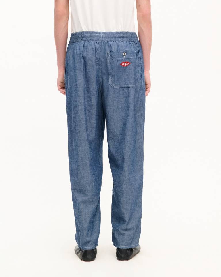 Kenzo - Quần jogger KENZO Loves vải chambray