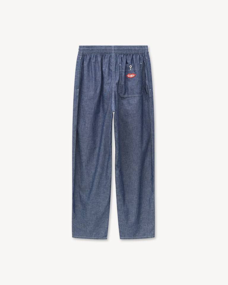 Kenzo - Quần jogger KENZO Loves vải chambray