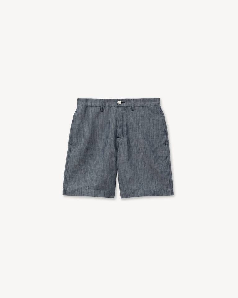 Quần short dáng suông KENZO Tulip vải cotton lanh
