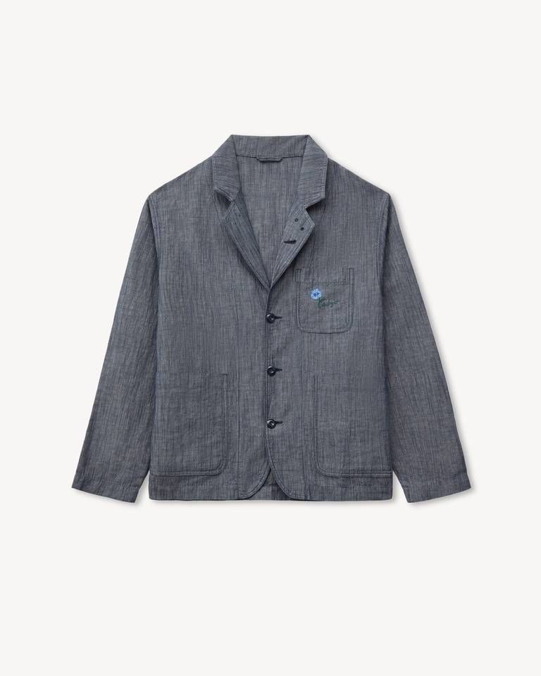 Kenzo - Áo khoác công sở nhẹ KENZO Tulip vải cotton lanh
