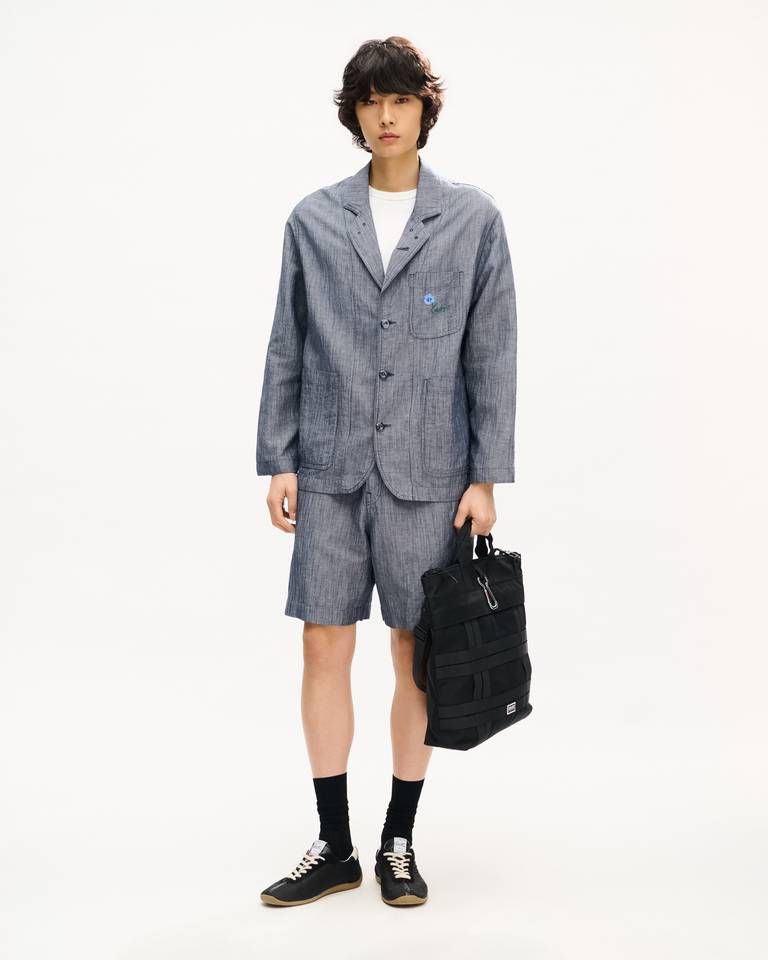 Kenzo - Áo khoác công sở nhẹ KENZO Tulip vải cotton lanh