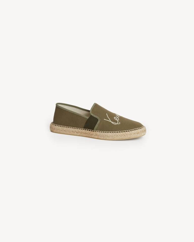Giày espadrilles KENZO Signature vải canvas