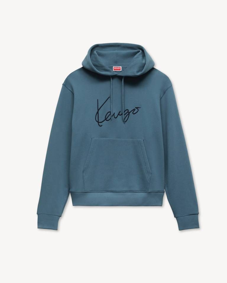 Áo hoodie KENZO Signature thêu họa tiết, chất liệu cotton.