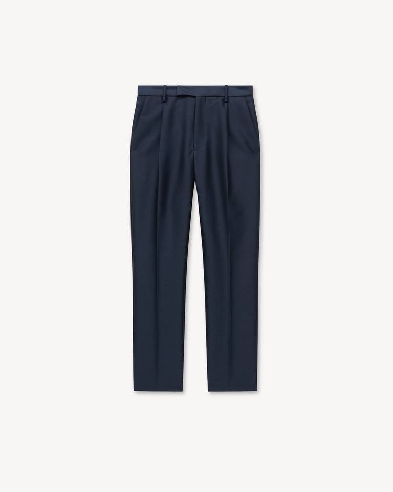 Quần tây ống côn len nguyên chất pha lụa KENZO