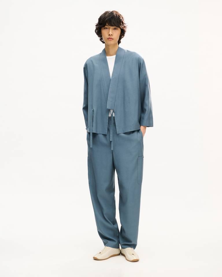 Kenzo - Quần jogger cargo KENZO chất liệu viscose và len