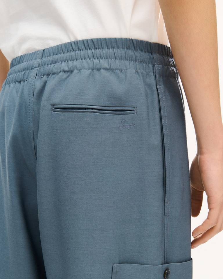 Kenzo - Quần jogger cargo KENZO chất liệu viscose và len