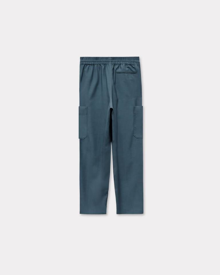 Kenzo - Quần jogger cargo KENZO chất liệu viscose và len