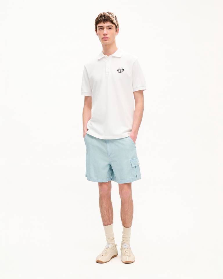 Kenzo - Áo polo cotton dáng ôm thêu họa tiết KENZO Sounds