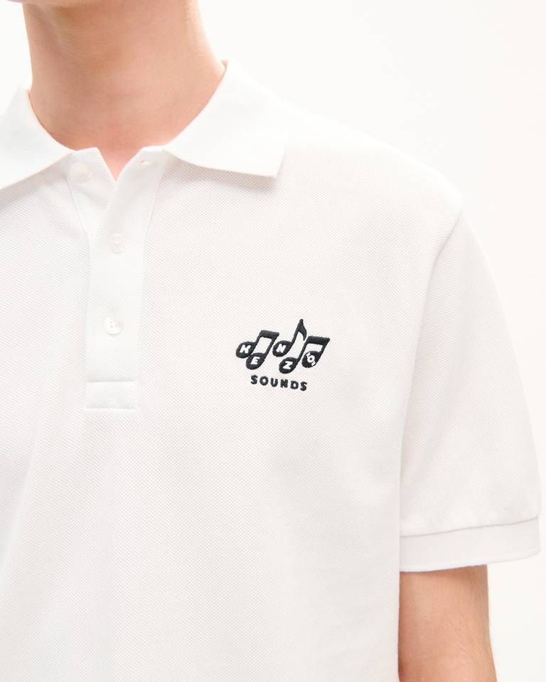 Kenzo - Áo polo cotton dáng ôm thêu họa tiết KENZO Sounds