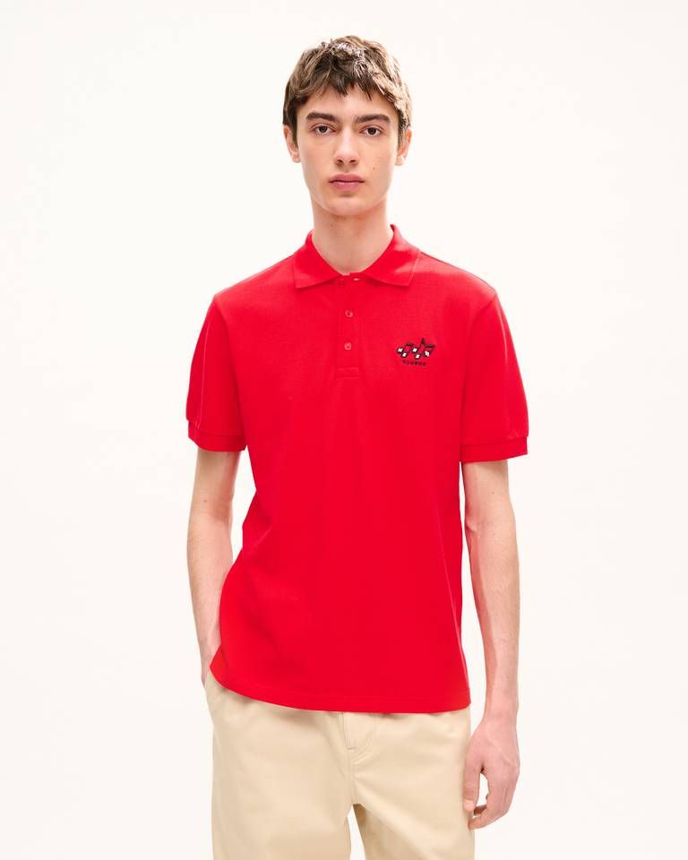 Kenzo - Áo polo cotton dáng ôm thêu họa tiết KENZO Sounds