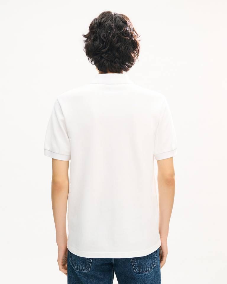 Kenzo - Áo polo dáng ôm thêu KENZO Tulip vải cotton