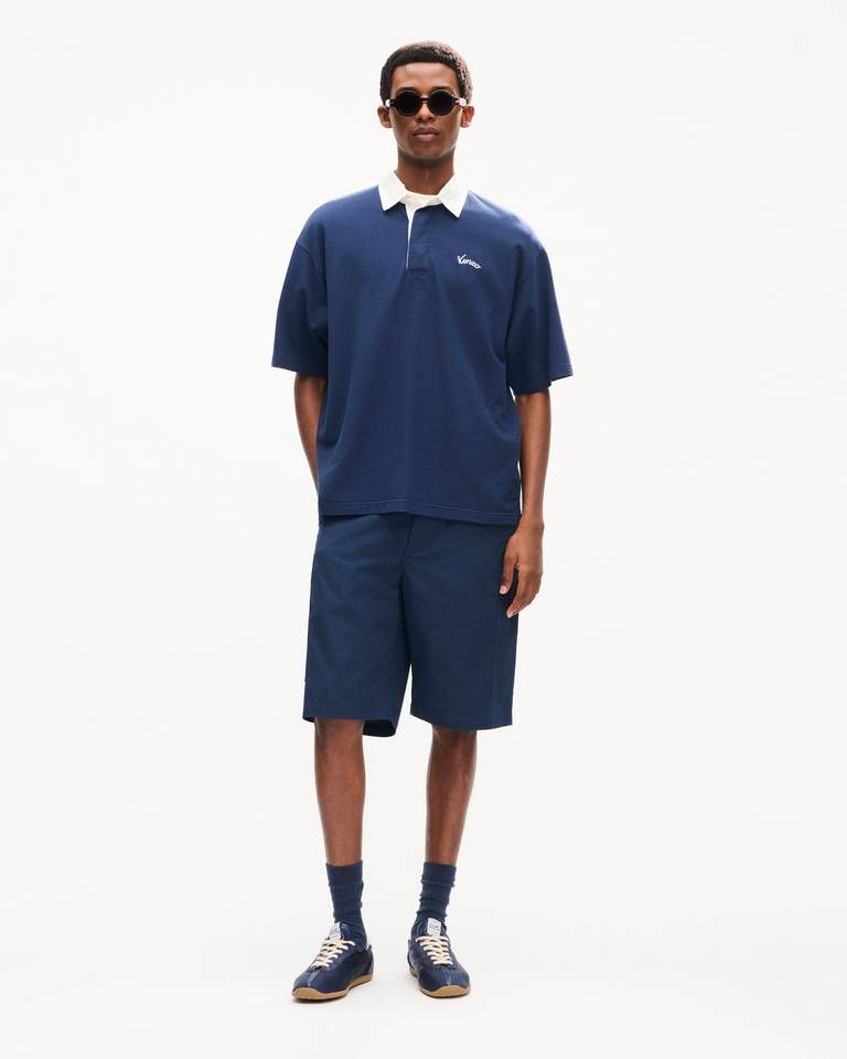 Kenzo - Áo polo KENZO Varsity dáng rộng chất liệu cotton dày dặn