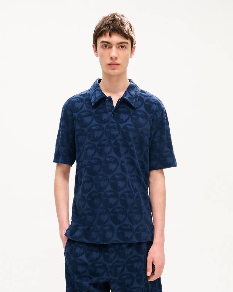 Áo polo thêu họa tiết Apple Pop của KENZO chất liệu cotton mềm mại