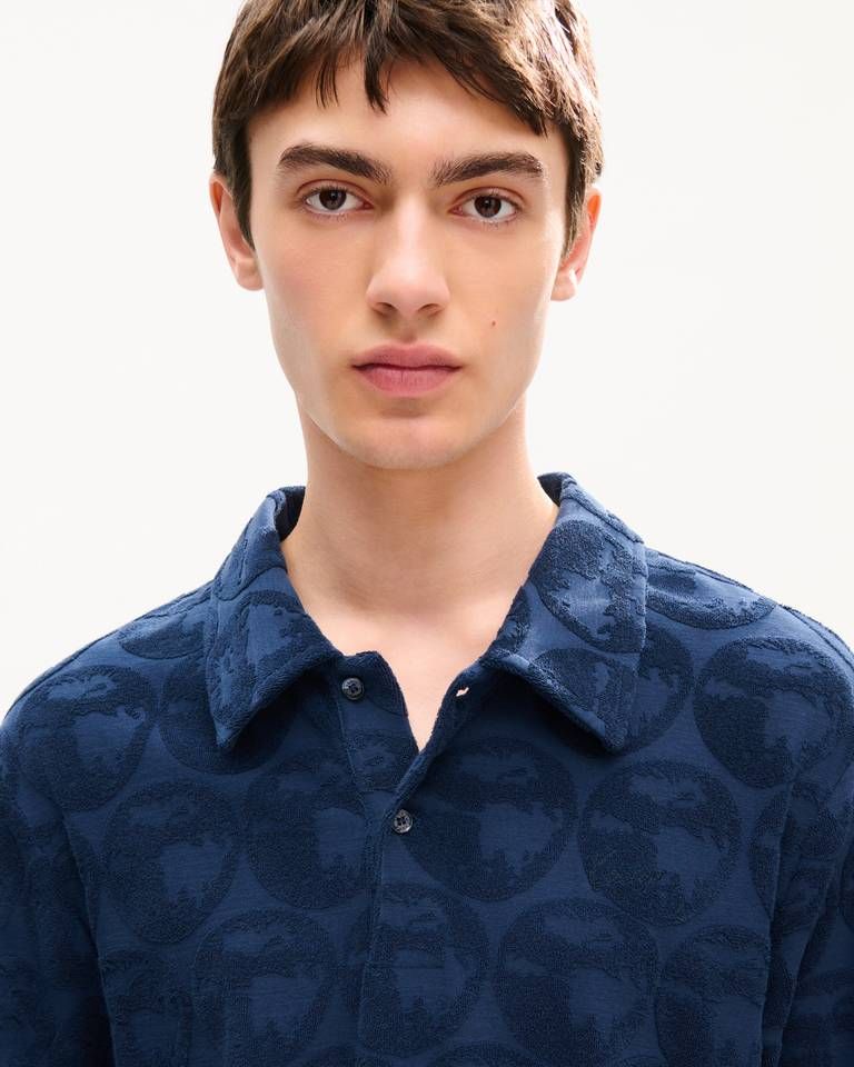 Áo polo thêu họa tiết Apple Pop của KENZO chất liệu cotton mềm mại