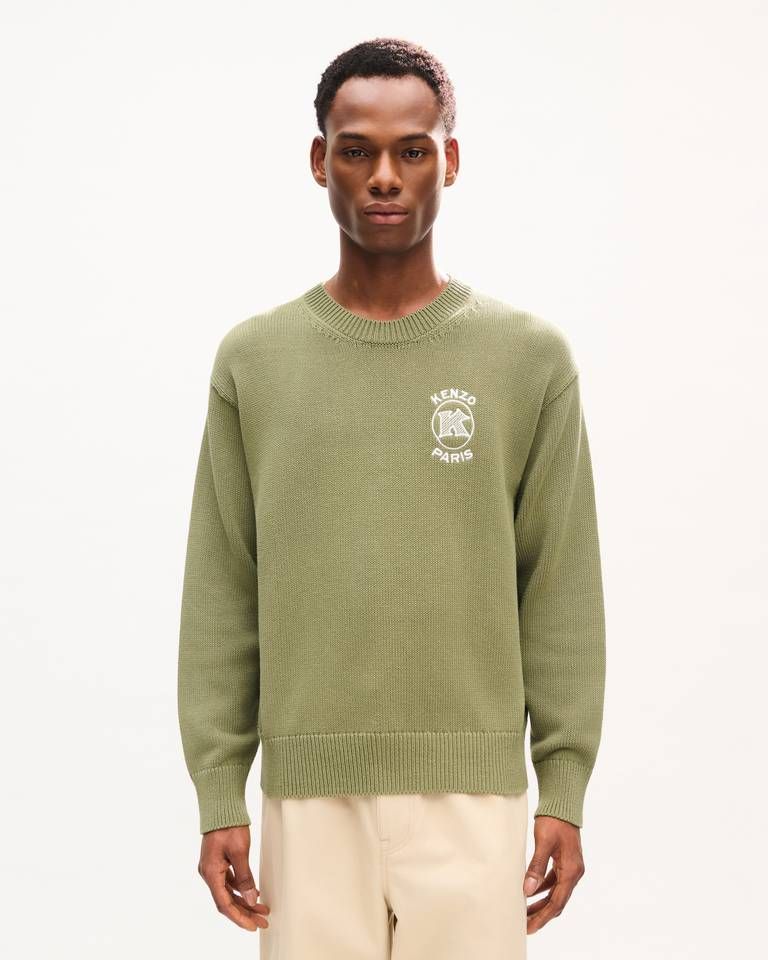 Kenzo - Áo len KENZO Paris Emblem thêu logo, chất liệu cotton.
