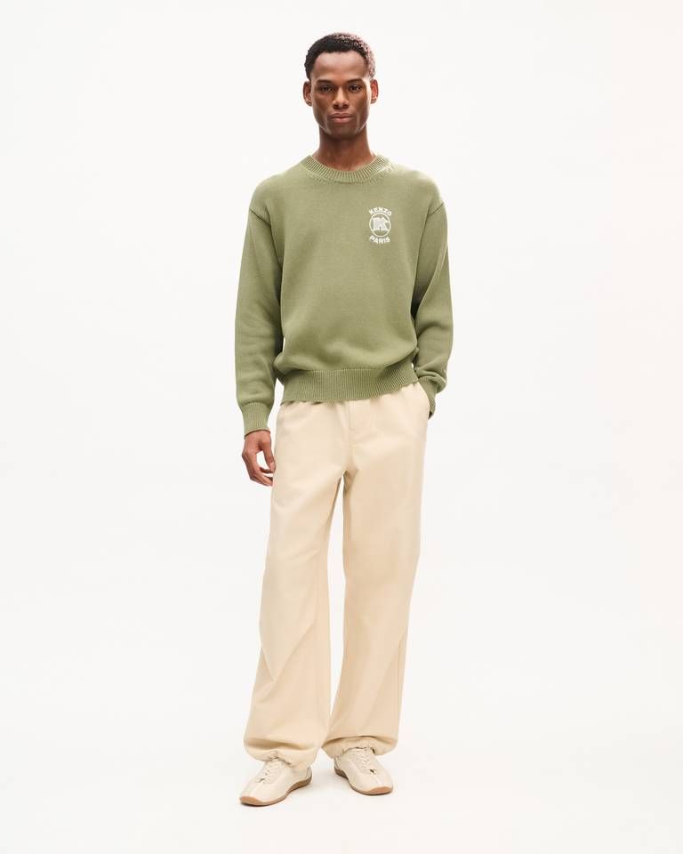 Kenzo - Áo len KENZO Paris Emblem thêu logo, chất liệu cotton.