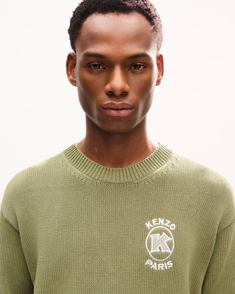 Kenzo - Áo len KENZO Paris Emblem thêu logo, chất liệu cotton.