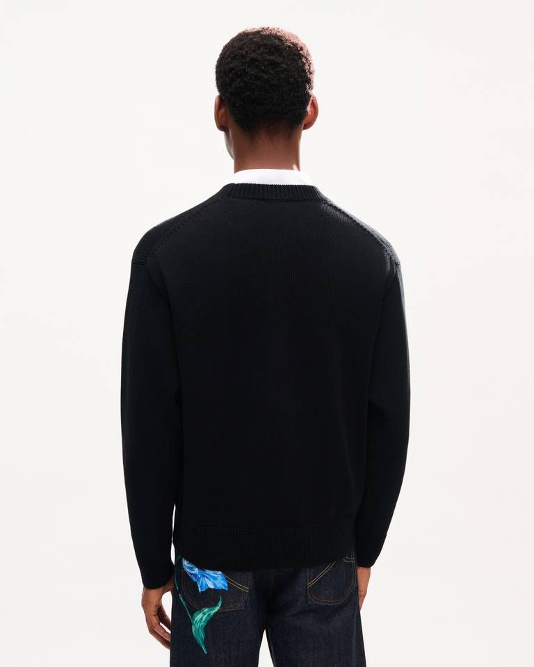 Kenzo - Áo len KENZO Paris Emblem thêu logo, chất liệu cotton.