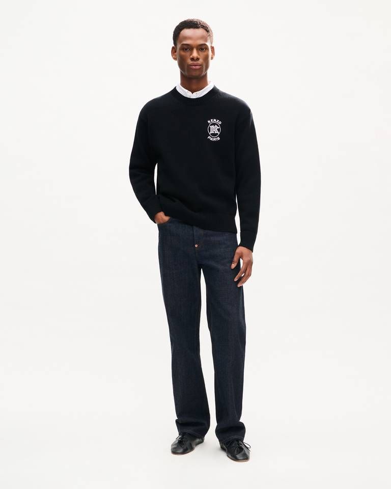 Kenzo - Áo len KENZO Paris Emblem thêu logo, chất liệu cotton.