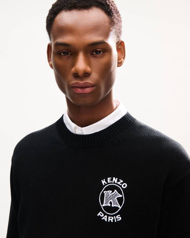 Kenzo - Áo len KENZO Paris Emblem thêu logo, chất liệu cotton.