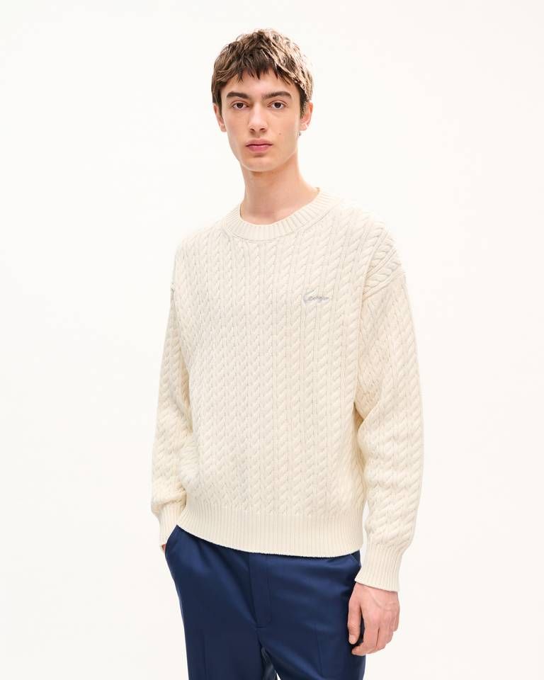 Kenzo - Áo len dệt kim thêu KENZO Signature