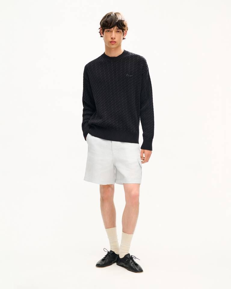 Kenzo - Áo len dệt kim thêu KENZO Signature