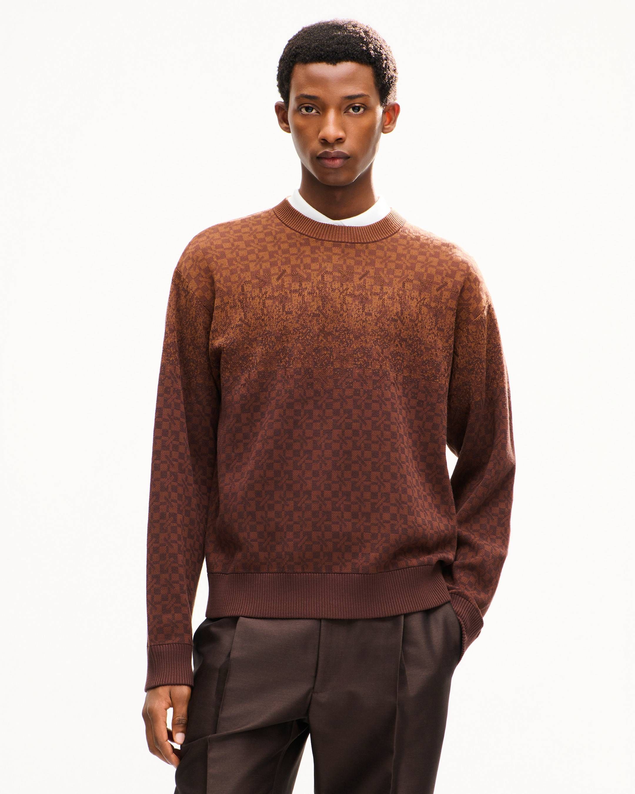Kenzo - Áo len cotton Kenzogram