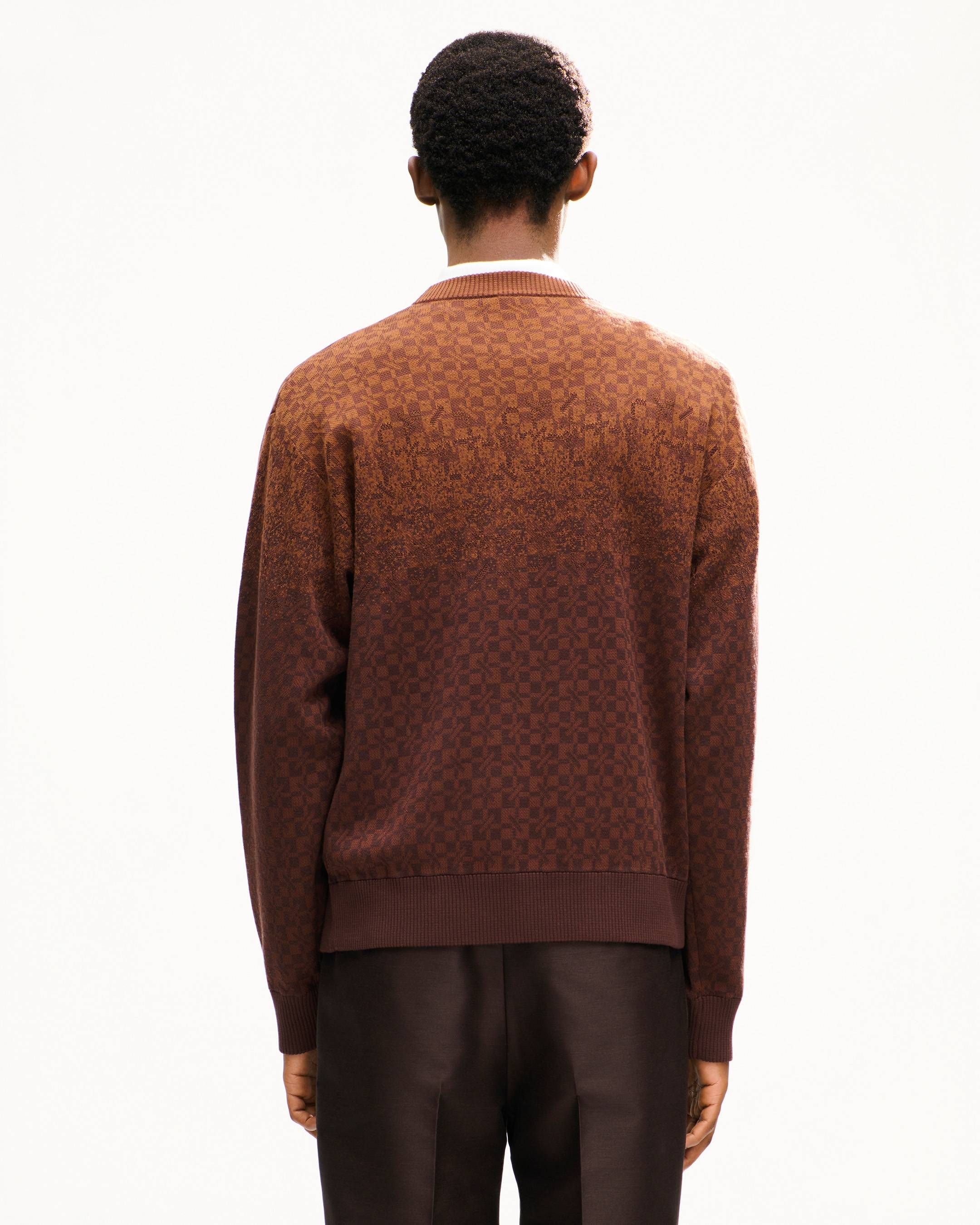 Kenzo - Áo len cotton Kenzogram