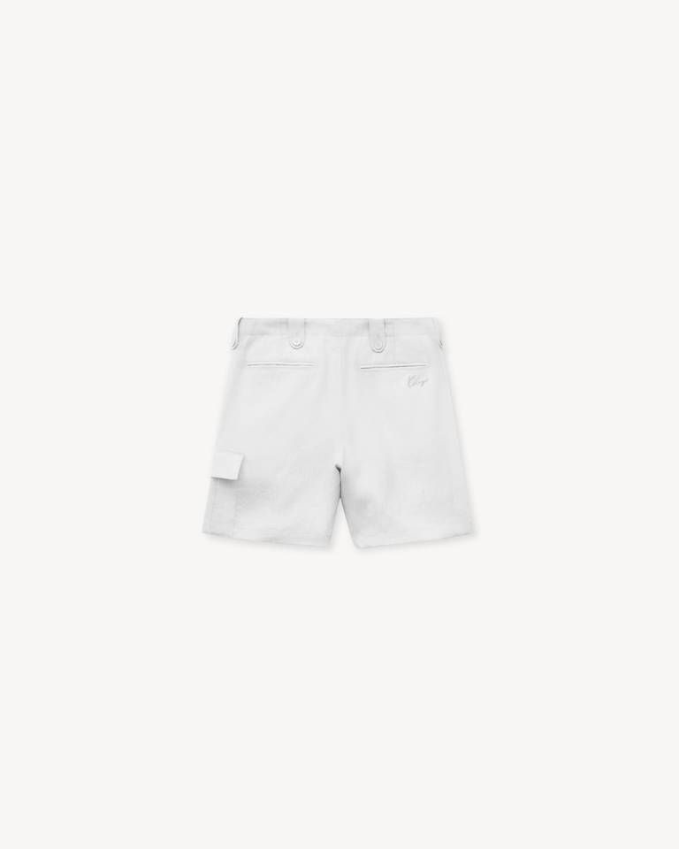 Kenzo - Quần short cargo bằng vải lanh pha gai dầu