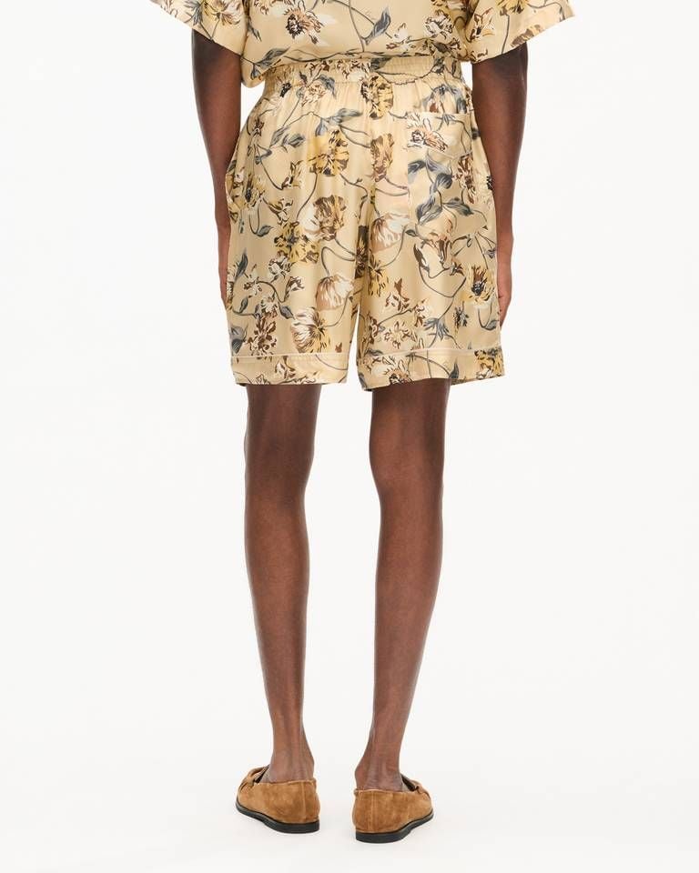 Quần shorts lụa cạp chun KENZO Wildflower