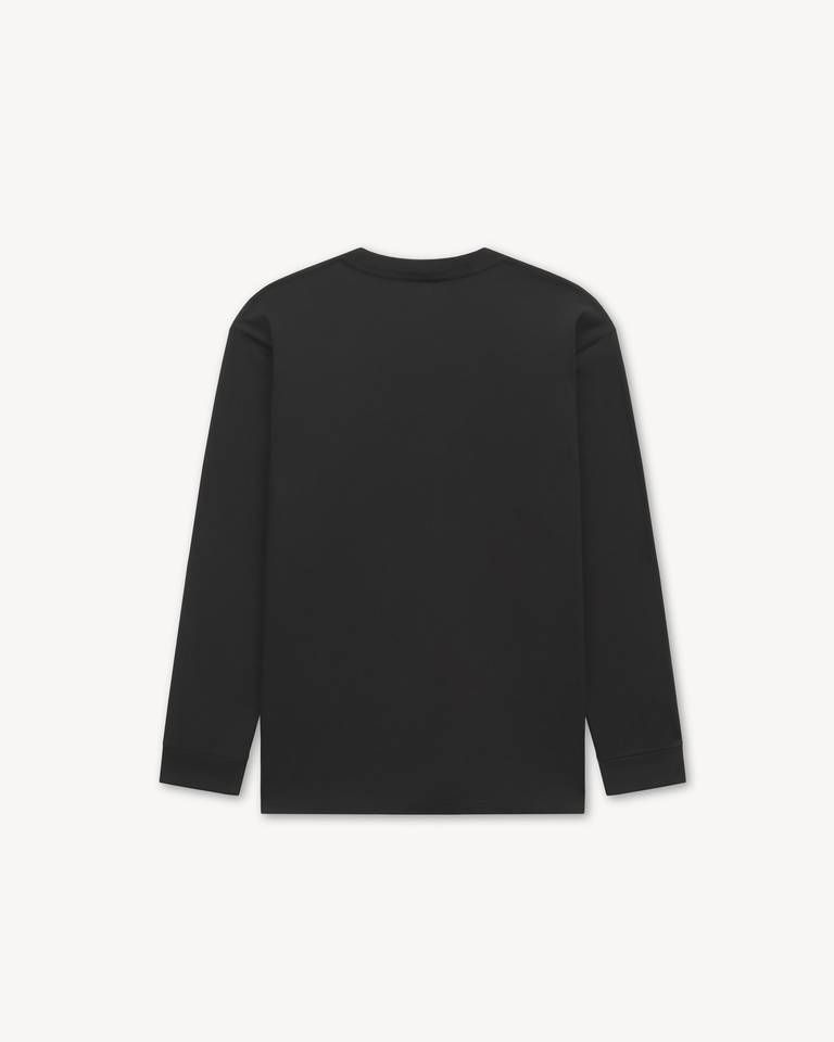 Kenzo - Áo thun dài tay thêu KENZO Signature chất liệu cotton