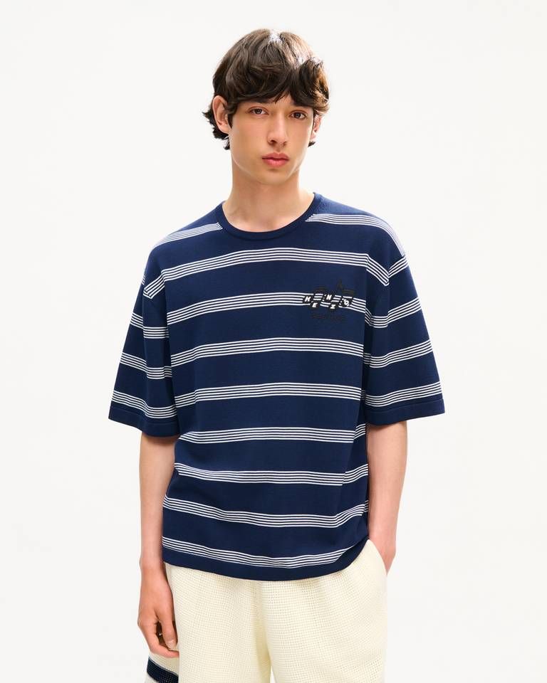 Kenzo - Áo thun KENZO Sounds thêu họa tiết mariniere chất liệu cotton mỏng nhẹ