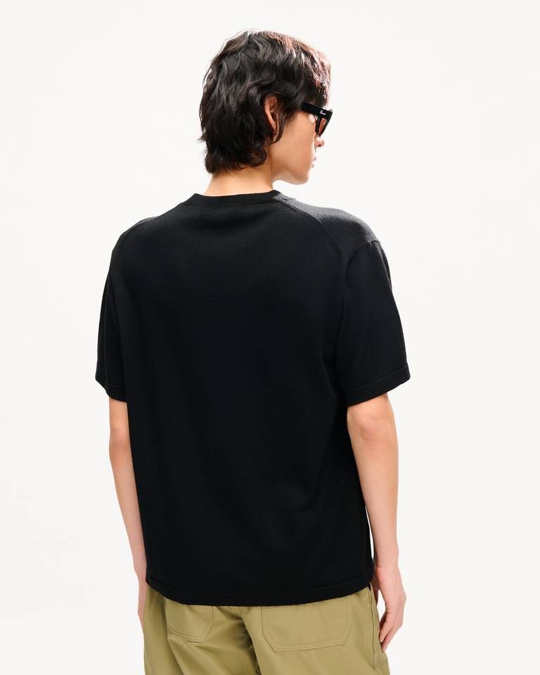 Kenzo - Áo thun thêu KENZO Signature vải len merino