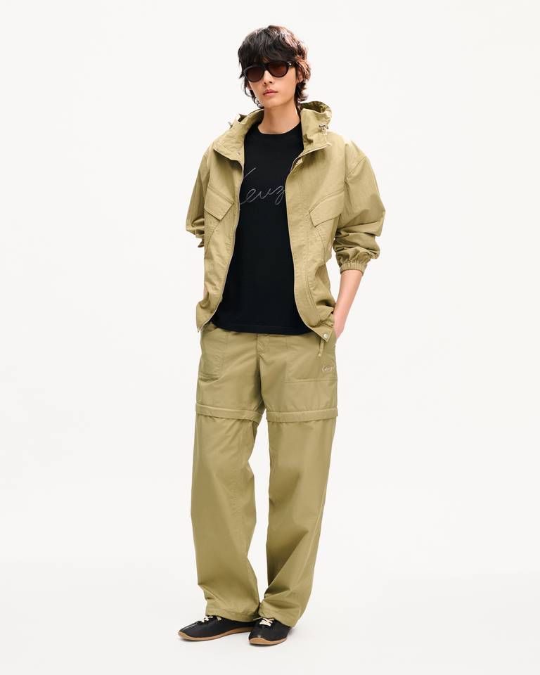 Kenzo - Áo thun thêu KENZO Signature vải len merino