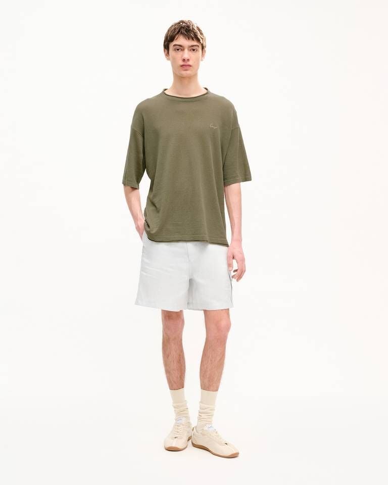 Áo thun mỏng nhẹ KENZO Signature thêu họa tiết chất liệu vải lanh pha cotton