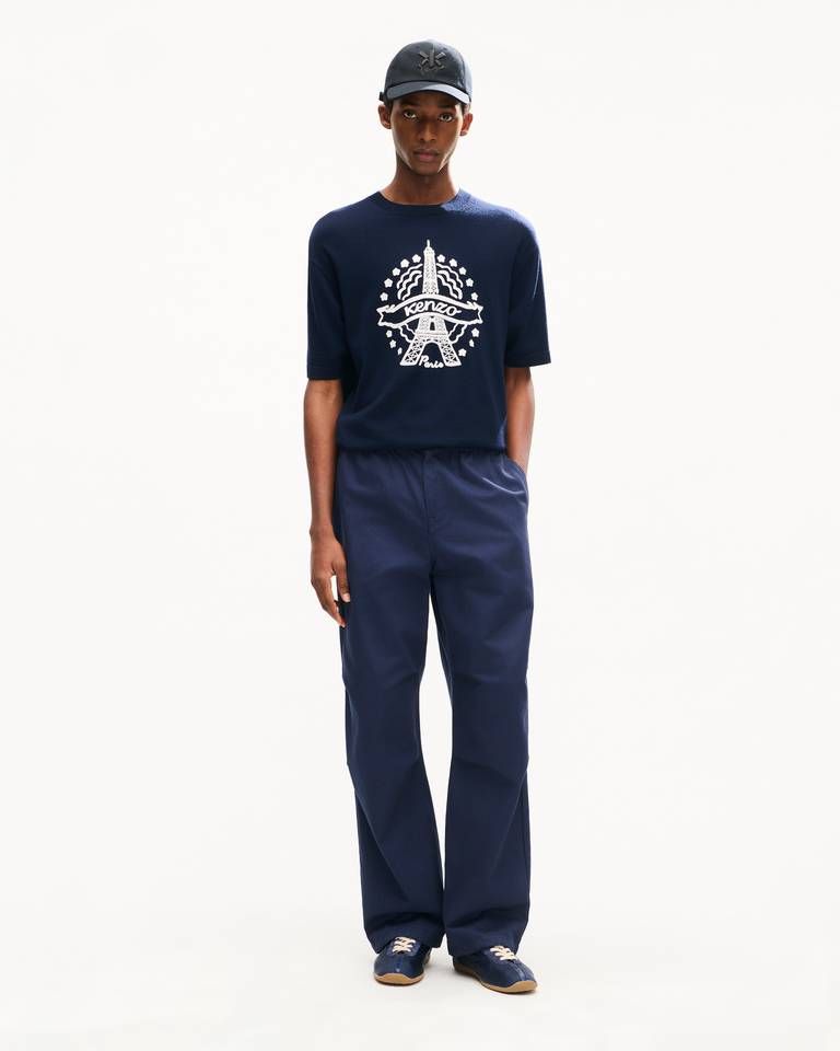 Áo thun len KENZO Eiffel Tower Design