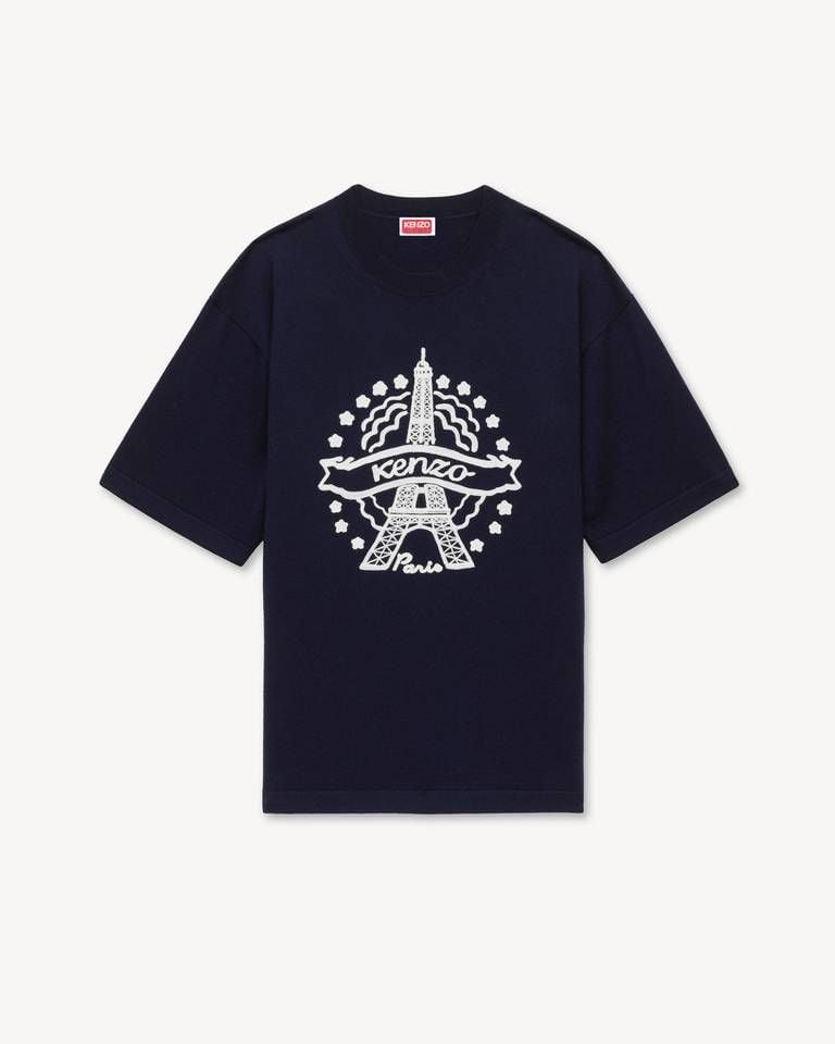 Áo thun len KENZO Eiffel Tower Design