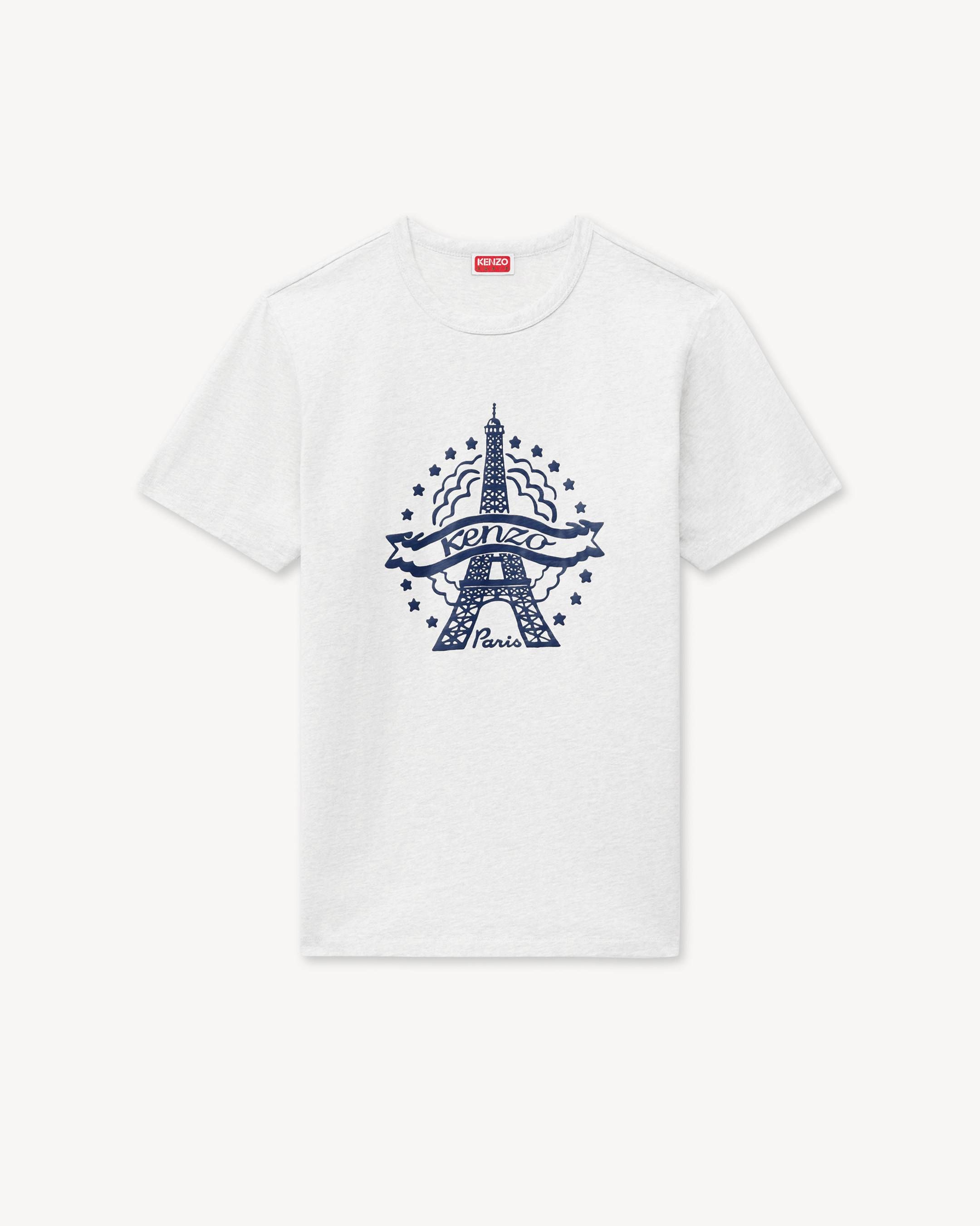 Áo thun cotton dáng ôm KENZO tháp Eiffel