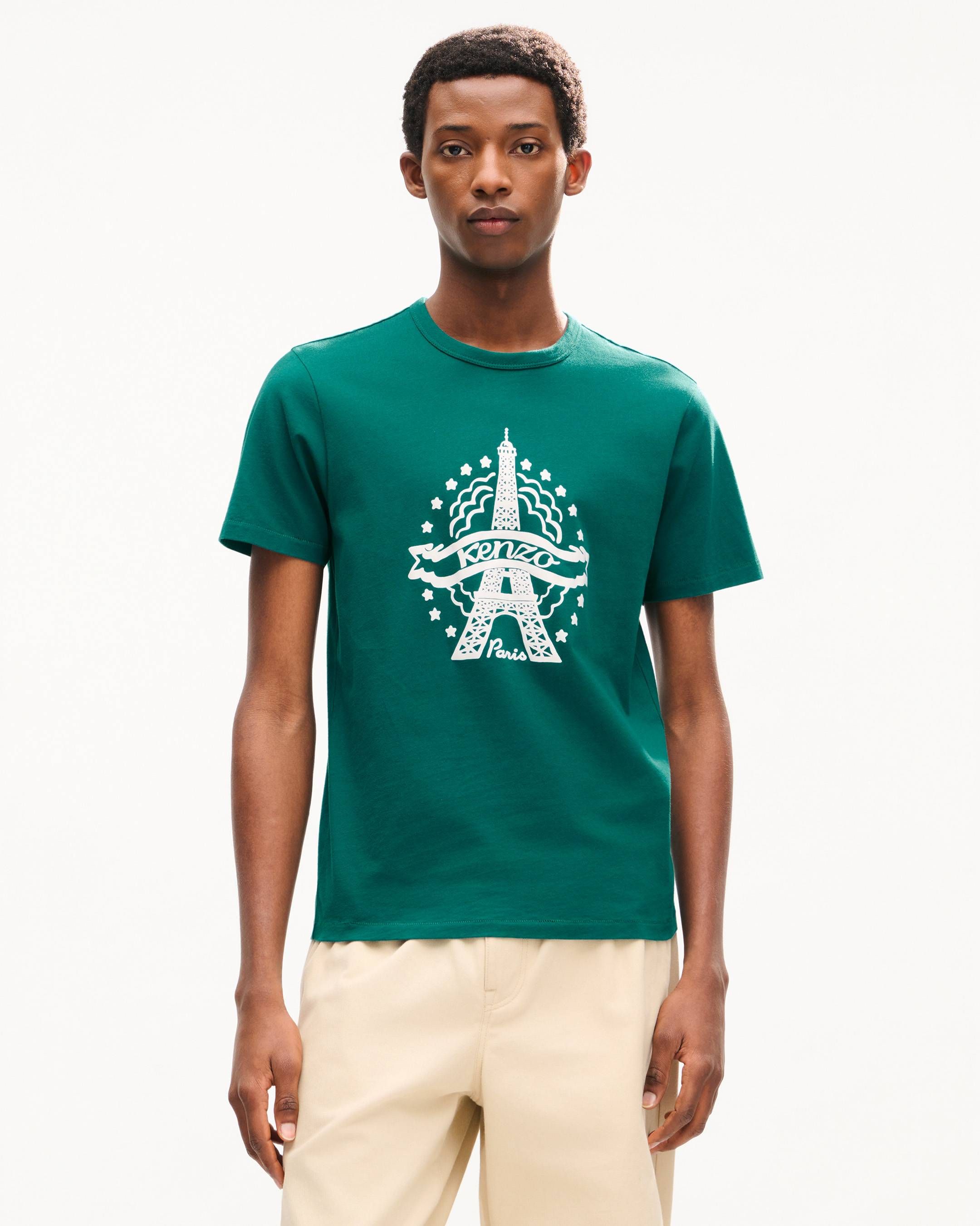 Kenzo - Áo thun cotton dáng ôm KENZO tháp Eiffel