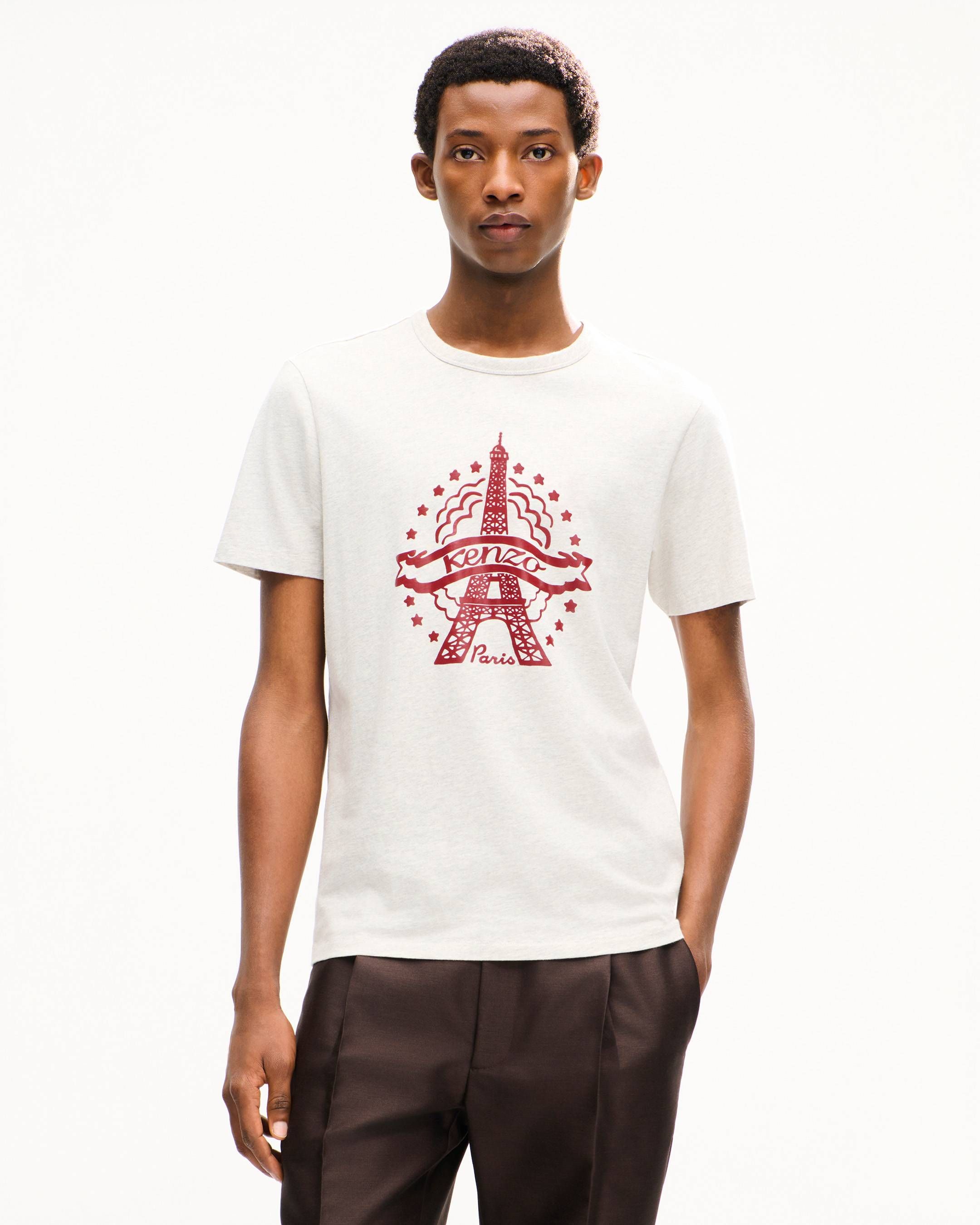 Kenzo - Áo thun cotton dáng ôm KENZO tháp Eiffel