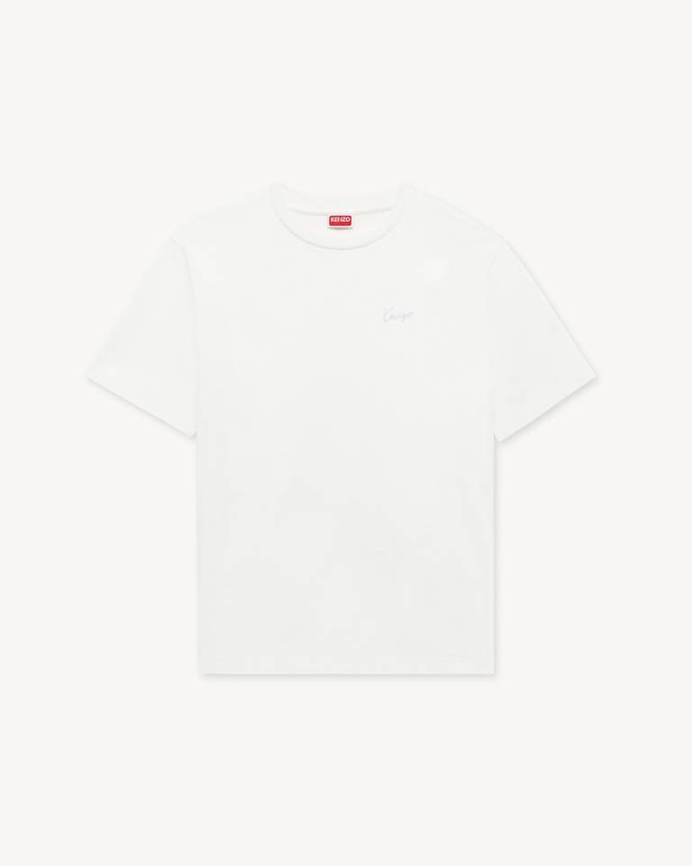 Áo thun nam thêu KENZO Signature vải cotton