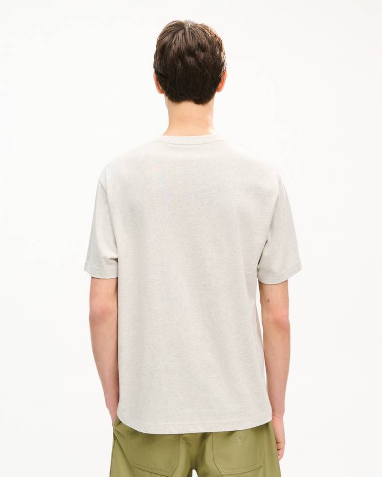 Áo thun nam thêu KENZO Signature đằng trước vải cotton