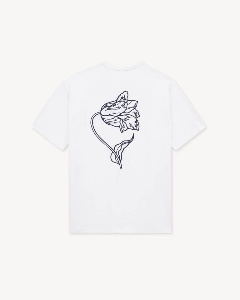 Kenzo - Áo thun thêu KENZO Tulip vải cotton