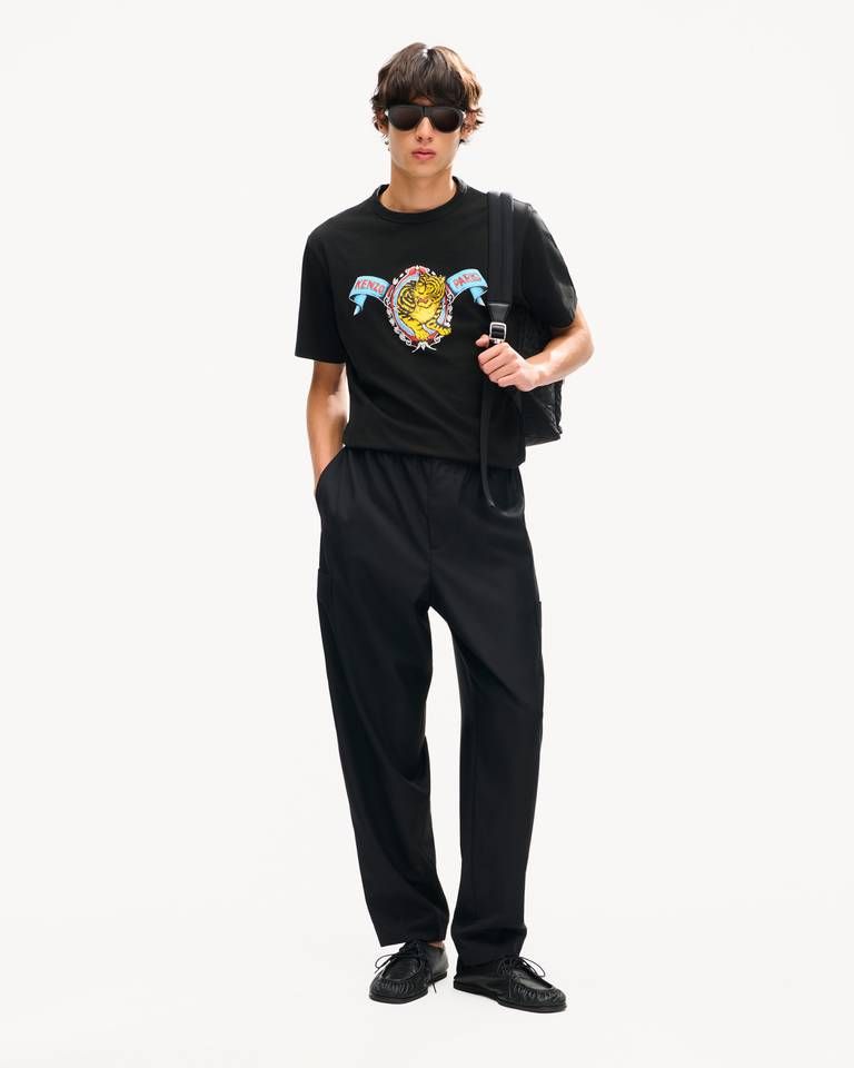 Kenzo - Áo thun KENZO Jumping Tiger vải cotton