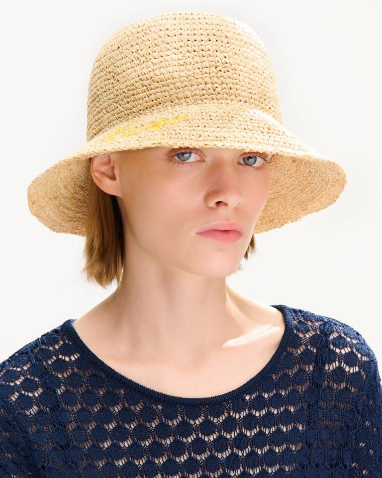 Mũ xô KENZO sợi rơm