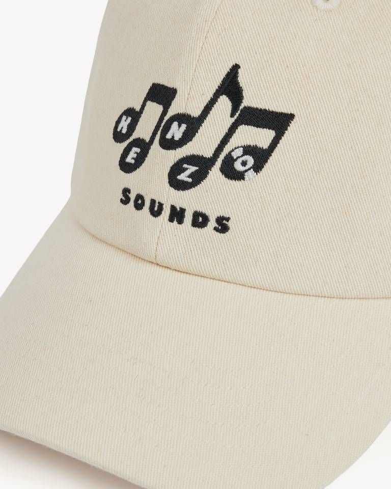 Kenzo - Mũ lưỡi trai thêu logo KENZO Sounds vải cotton
