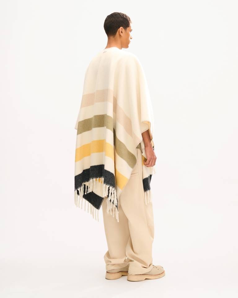 Áo choàng poncho KENZO Stripes